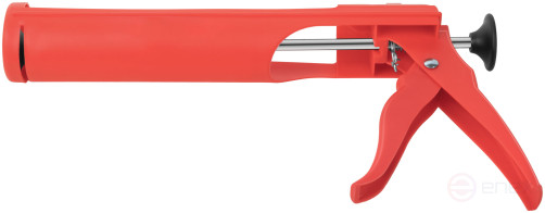 Gun for sealant 225 mm semi-casing, plastic case