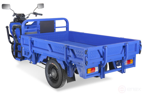 Cargo electric tricycle Rutrike Size 1700 60V1200W, matte blue