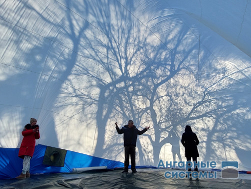 Mobile Frameless Tent Cover 12 x 6 x 5 m