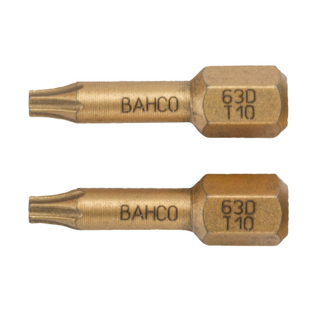 Биты под винты TORX, 25 мм 63D/T20