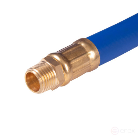 Pneumatic hose 10x15 mm, 20 m, on an open coil, PVC composite, 1/4" thread MASTAK 684-10120HR