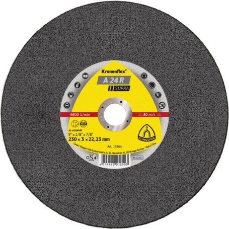 Cutting wheel A 24 R Supra, 180 x 3 x 22.23, 13456