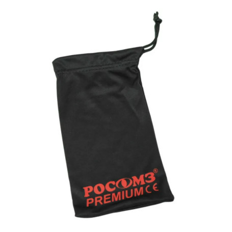 Universal soft napkin case 10x18.5 cm with color printing (for open glasses), black, 100 pcs.