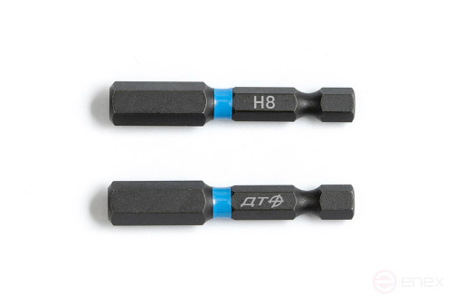 1/4" impact bit, H8 × 50 mm, 2 pcs.