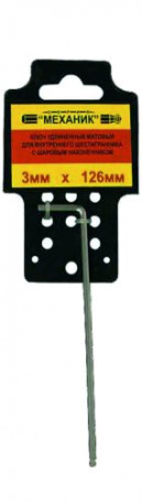 Hexagon wrench 3x126 blister