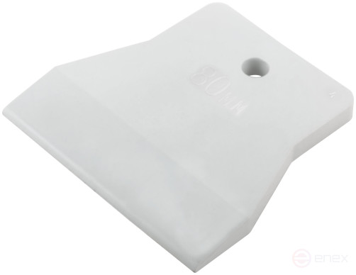 White rubber spatula 80 mm