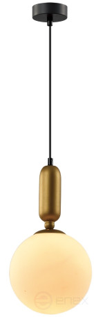 Светильник подвесной (подвес) Rivoli Agnes 4106-201 1 * Е14 40 Вт дизайн потолочный шар