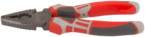 Плоскогубцы комбинированные "Эталон", CrV сталь, ребра жесткости на губках, тефлоновое покрытие, 3К прорезиненные ручки 180 мм