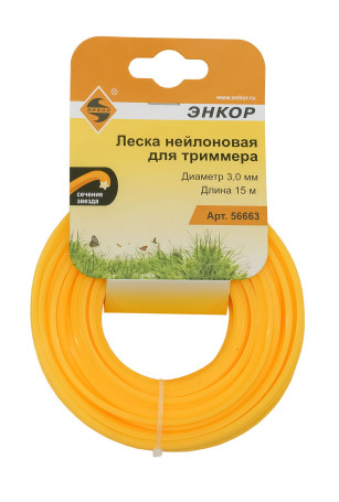 Fishing line for trimmers, star f3,0mmx15m