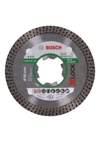 Алмазный отрезной диск Best for Hard Ceramic X-LOCK 85x22,23x1,4x7 85x22.23x1.6x7mm