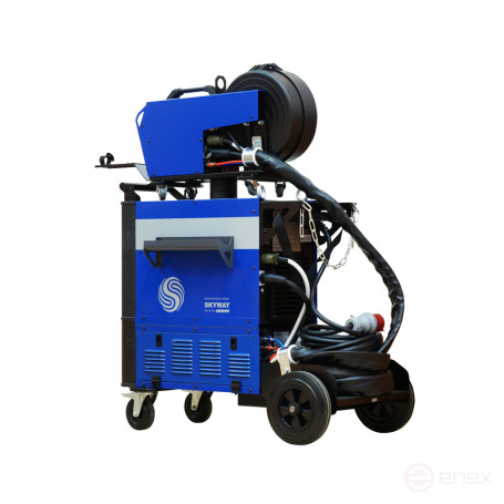 AuroraPRO SKYWAY 500 DUAL PULSE inverter semi-automatic welding machine with water cooling and remote wire feeding mechanism