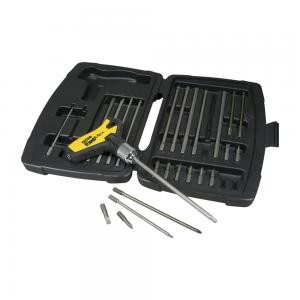 FatMax screwdriver with T-handle with ratchet mechanism in a set with 25 bits (27 items) STANLEY 0-79-153