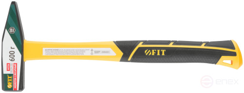 Молоток кованый, фиберглассовая усиленная ручка, Профи 600 гр.