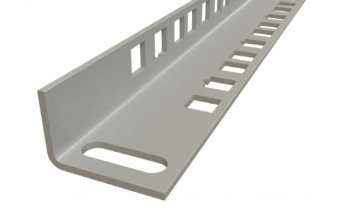 CPR19-6U-RAL7035 19" mounting profile height 6U, for cabinets TWB / TWL, color gray (2 pcs. included)