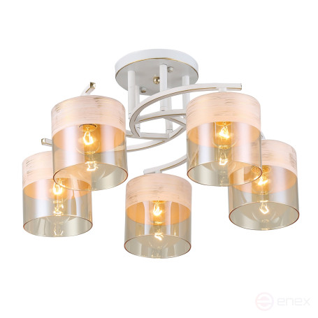 Люстра Rivoli Constancia 9081-305 5 * Е27 40 Вт модерн