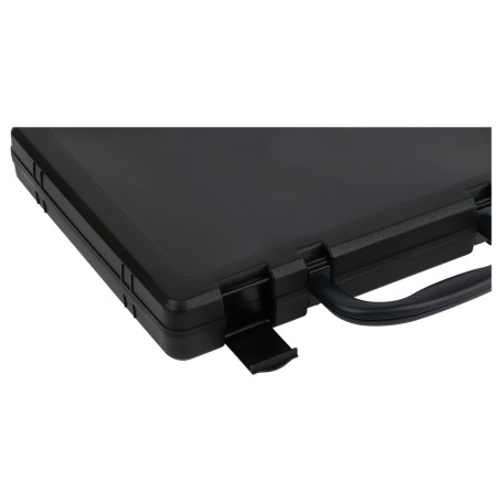 Briefcase 1 compartment STAMM, A4, 275*375*57mm, snap-on, black