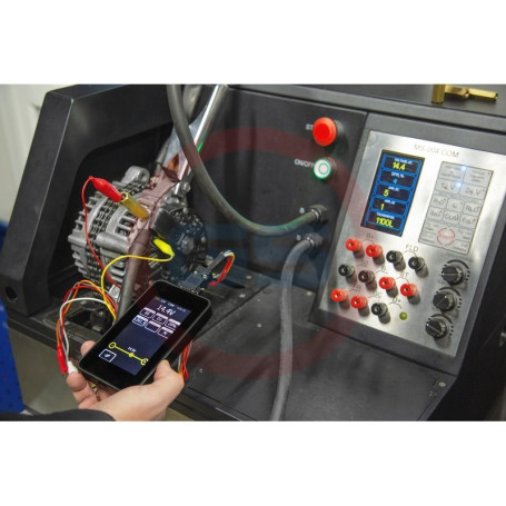 Tester for checking relays of generator regulators, MS016