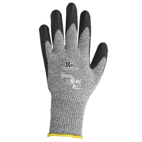 KleenGuard® G60 Endurapro™ Cut Resistant Gloves (Level 5) - Customized design for left and right hands / Grey and Black /XL (1 pack x 12 pairs)