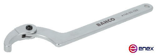 Разводной ключ для шлицевых гаек, 90 - 155 мм