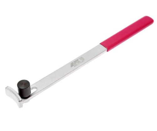 Locking of crankshaft pulleys, camshafts of deeply positioned JTC