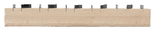 Штукатурный выравниватель с прямыми лезвиями, на деревянном основании 275 x 35 x 25 мм