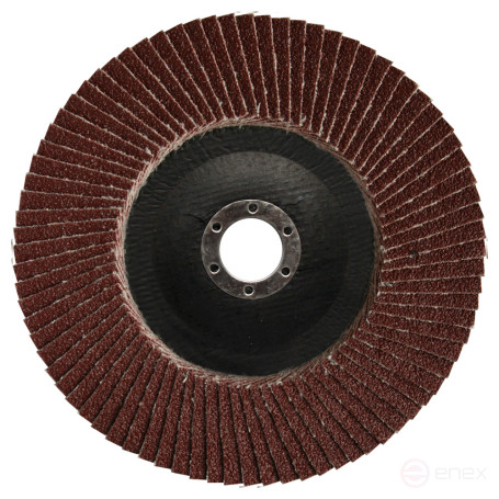 Круг лепестковый шлифовальный ПРАКТИКА 150 х 22 мм Р 80 (1шт.) серия Профи (919-280)