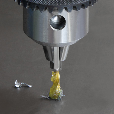 Machine tap HSS combined - Bit elongated ground M 3x0.5 TiN