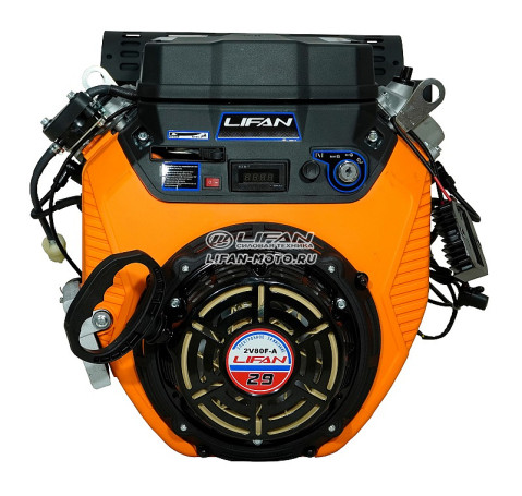 Lifan LF2V80F-A (4500) engine, 25mm shaft, 20 Amp coil pressure sensor/m, m/radiator, hour meter