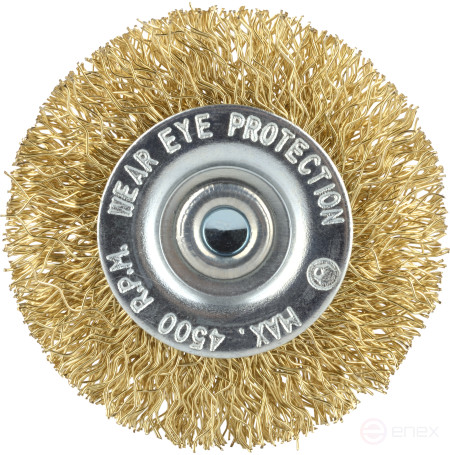 Щетка зачистная для дрели плоская D-50мм.(АвтоDело) 44031