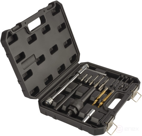 Набор для извлечения сломанных свечей накаливания 16 пр.(АвтоDело) 41116