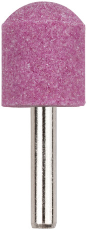 Abrasive ball (for metal), shank 6 mm, cylinder with a rounded 20 x 25 mm