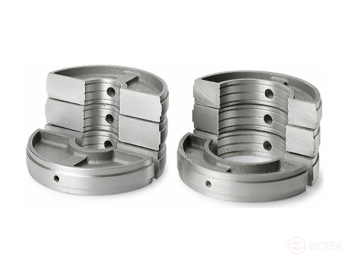 Set of replacement inserts D-250 mm for ROWELD P 355 B /wide (8 pcs)