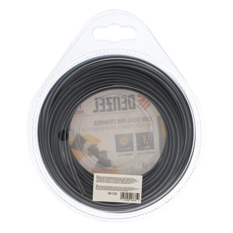 Trimmer line, two-component round 3.0 mm, 15 m Extra cord Denzel