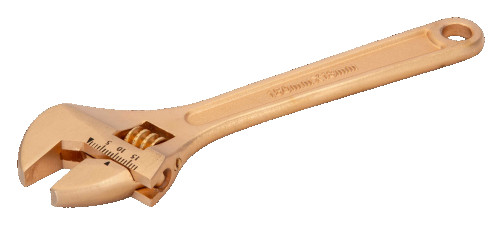 IB Adjustable wrench (copper/beryllium), length 150(6")/grip 18 mm