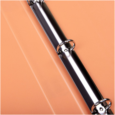 Folder on 4 Berlingo "Neon" rings, 25 mm, 700 microns, neon orange