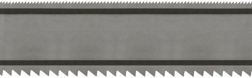 Hacksaw blade metal/wood ( 24 TPI / 8 TPI), red-hot tooth, wide double-sided, 300x24 mm, 1 pc./ PVC envelope