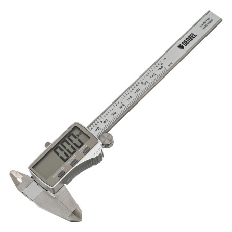 Vernier caliper, 150 mm, electronic, with Denzel depth gauge