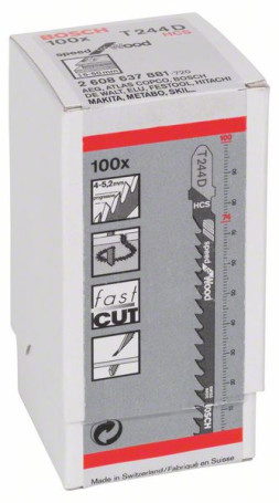 Пильное полотно T 244 D Speed for Wood, 2608637881