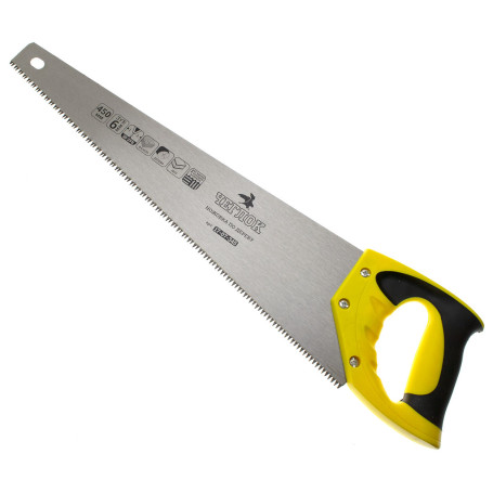 450mm 6TPI Wood hacksaw (medium tooth), 3D sharpening, hardened tooth, CHEGLOCK (6/60)