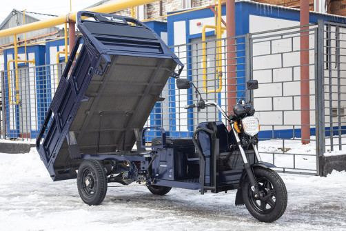 Грузовой электротрицикл Rutrike D4 1800 60V1200W, черный