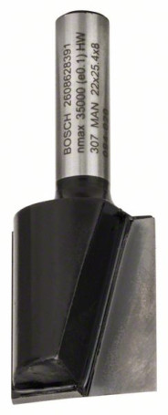 Groove cutter 8 mm, D1 22 mm, L 25 mm, G 56 mm