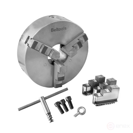 Патрон токарный 400-ПТ 3-x кулачковый (7100-0015П) К11 с обратными кулачками Beltools