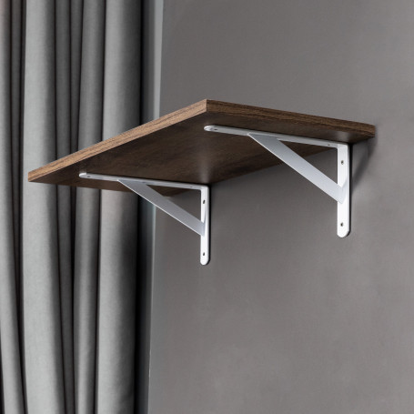 Shelf holder met. LINE 250*150*30*4 , white AKS