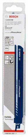 Saber saw blade S 1155 CHM endurance for HeavyMetal, 2608653183