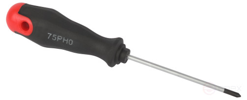 75PH0 Отвертка ЭРА PH 0х75 мм крестовая двухкомпонентная рукоятка
