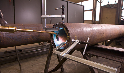 GZ60K All-metal clamp 600/120, force: 6 kN, with T-shaped handle