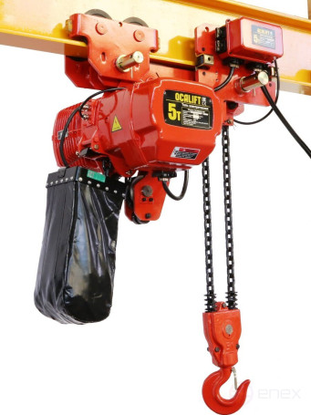 Таль электрическая цепная УСВ OCALIFT 05-02LHS 5 т 6 м 380в передвижная