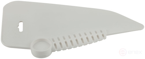 Pressure spatula, "Standard", for wallpaper, plastic, white 280 mm
