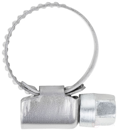 Хомут обжимной накатной, ширина 9 мм, нерж.сталь 10-19 мм