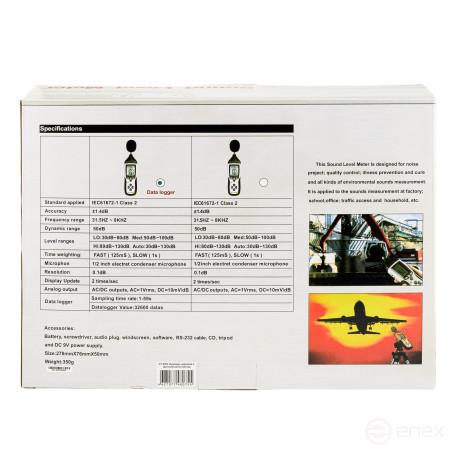 DT-8852 Digital Noise meter with Recorder function